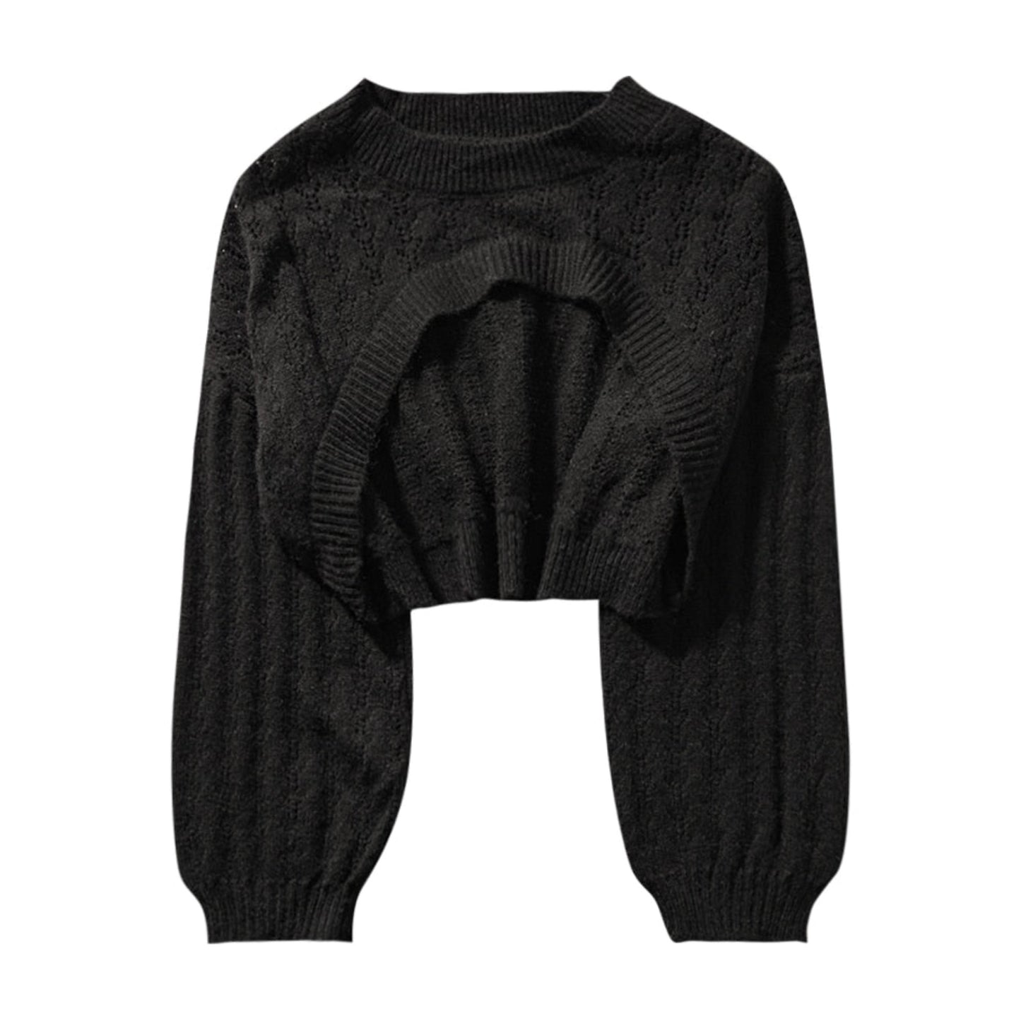 "VINTAGE CHIC" CROPPED SWEATER