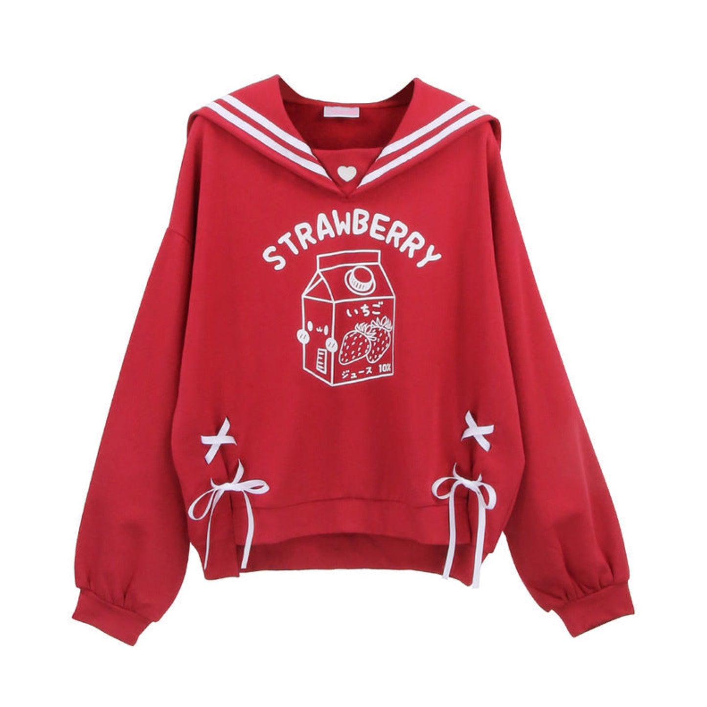 "STRAWBERRY" PULLOVER SWEATER