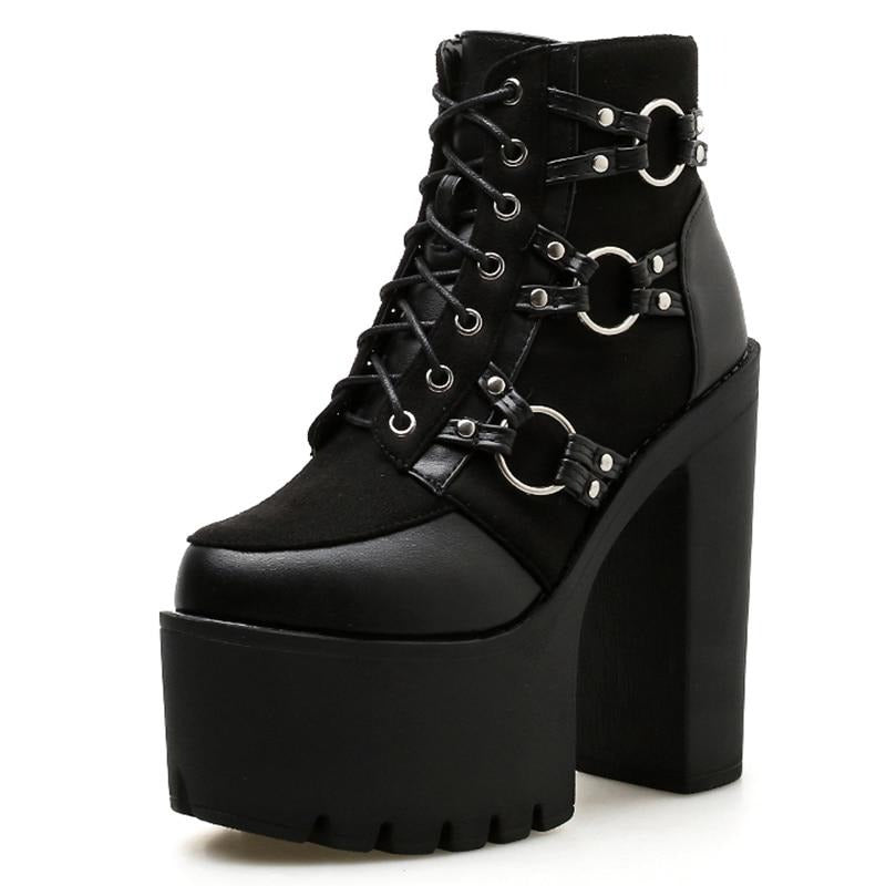 "TRIXIE" PLATFORM HEELS
