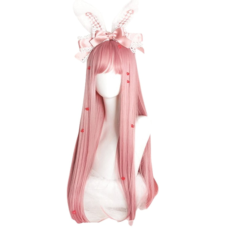 "SOFT PINK" STRAIGHT WIG