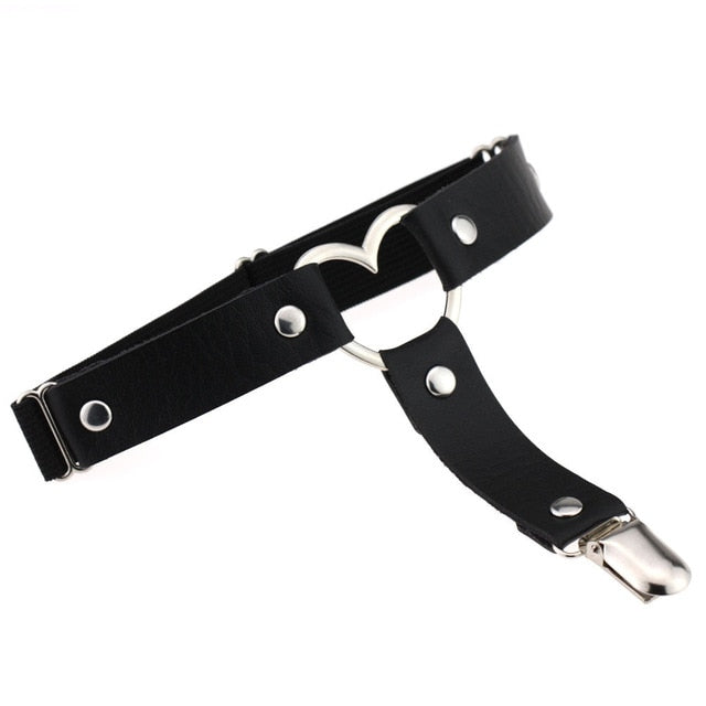 "BLACK" THIGH GARTERS
