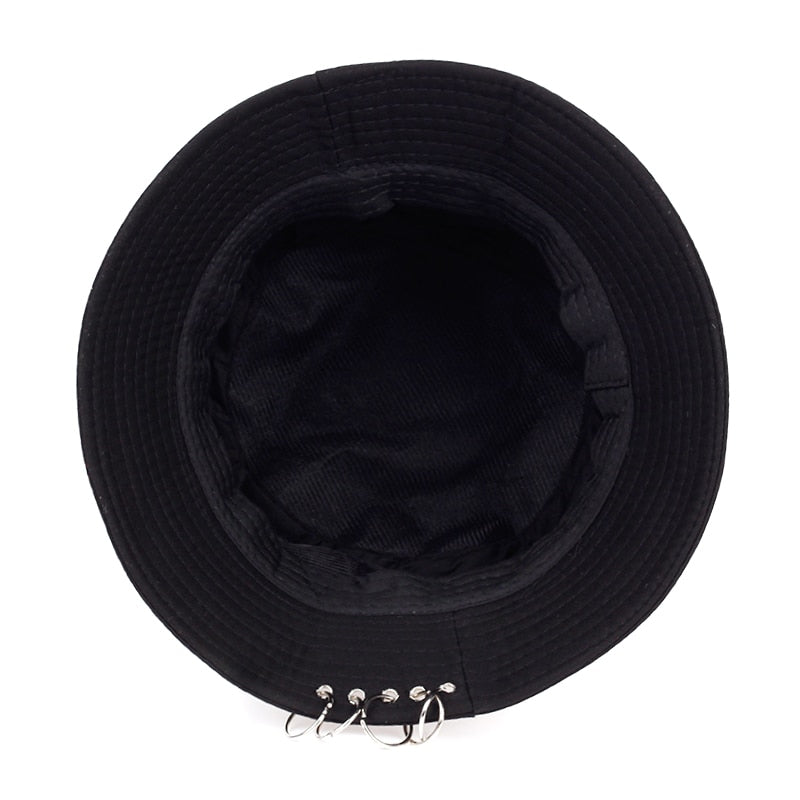 "PIERCED" BUCKET HAT