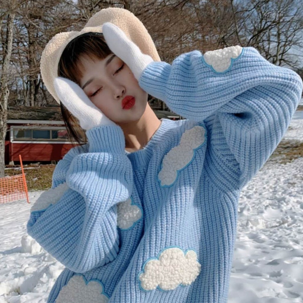"CLOUDY" PULLOVER SWEATER