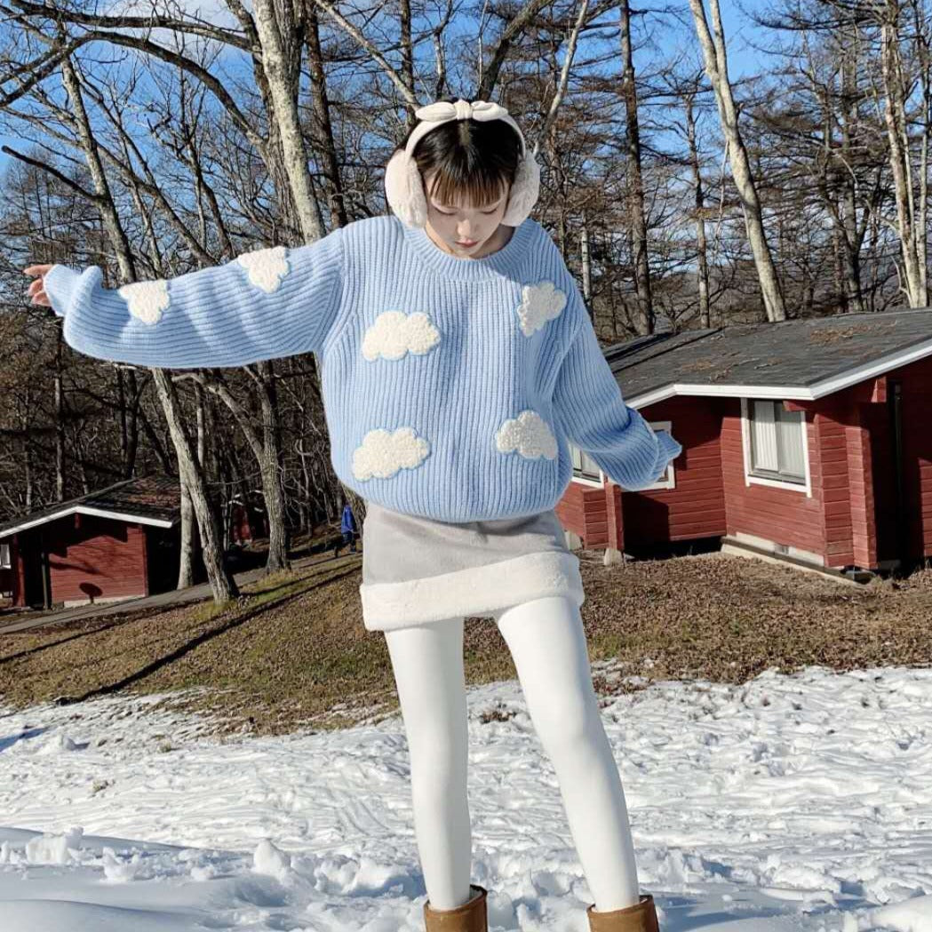 "CLOUDY" PULLOVER SWEATER