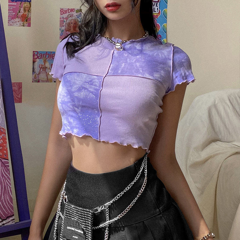 "PATCHWORK" CROP TOP
