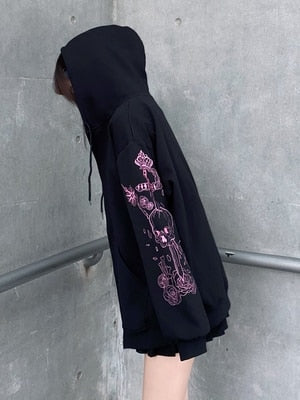 "LETHAL PINK" ZIP UP HOODIE
