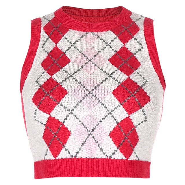 "CLASSIC" ARGYLE SWEATER VEST