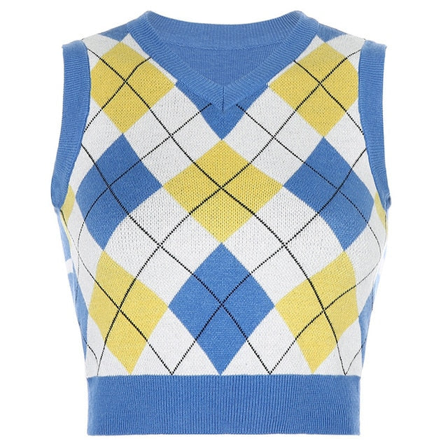 "CLASSIC" ARGYLE SWEATER VEST