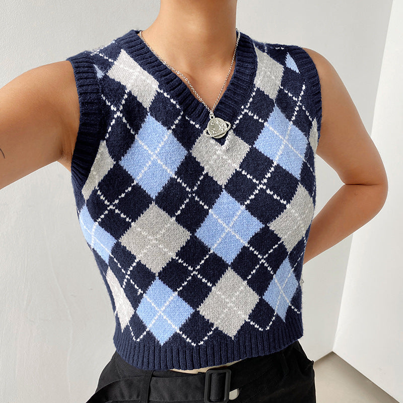 "CLASSIC" ARGYLE SWEATER VEST