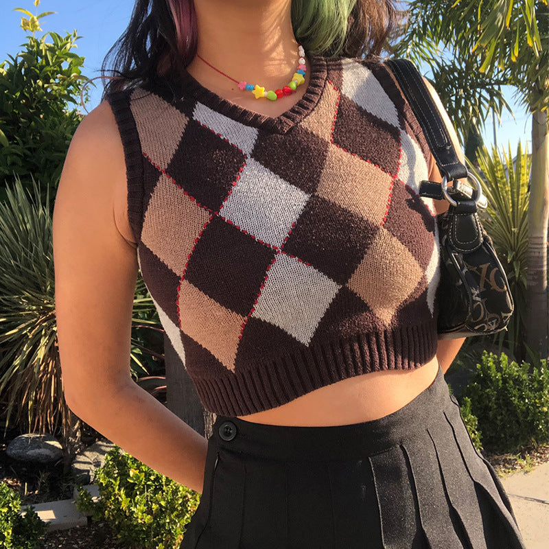 "CLASSIC" ARGYLE SWEATER VEST