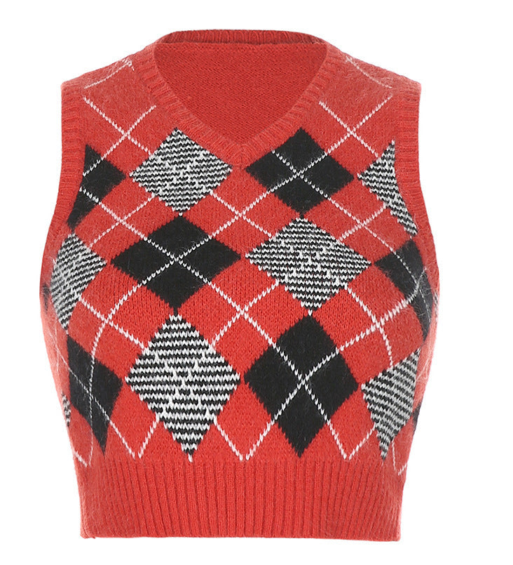 "CLASSIC" ARGYLE SWEATER VEST