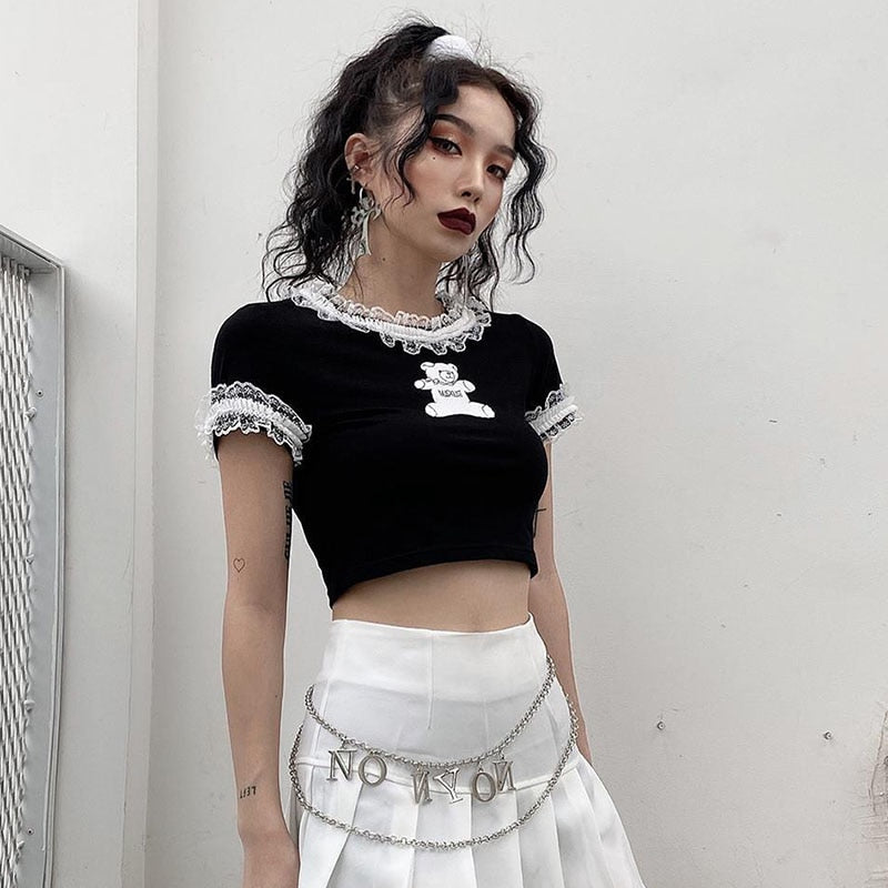 "LACE BEAR" T-SHIRT