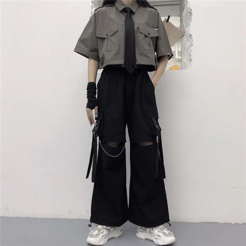 "PRESENCE" WIDE LEG PANTS