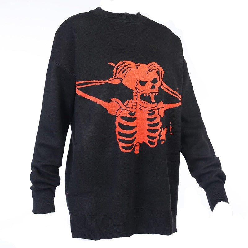 "SKELLY" PULLOVER SWEATER