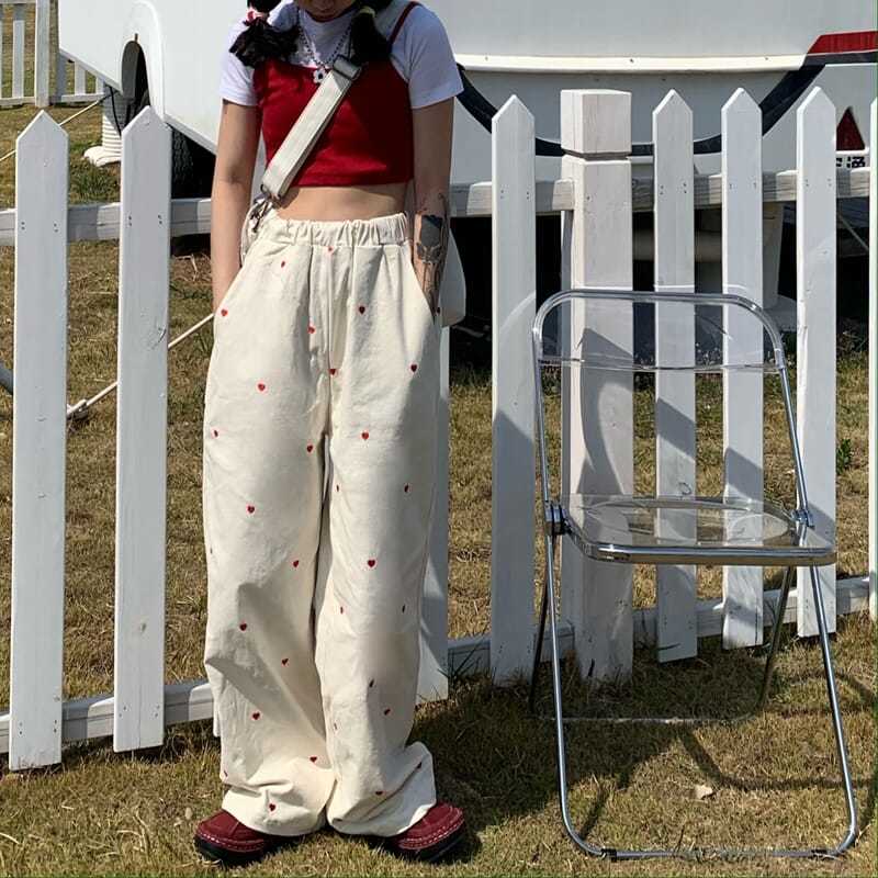 "HEART SPOTTED" TROUSERS