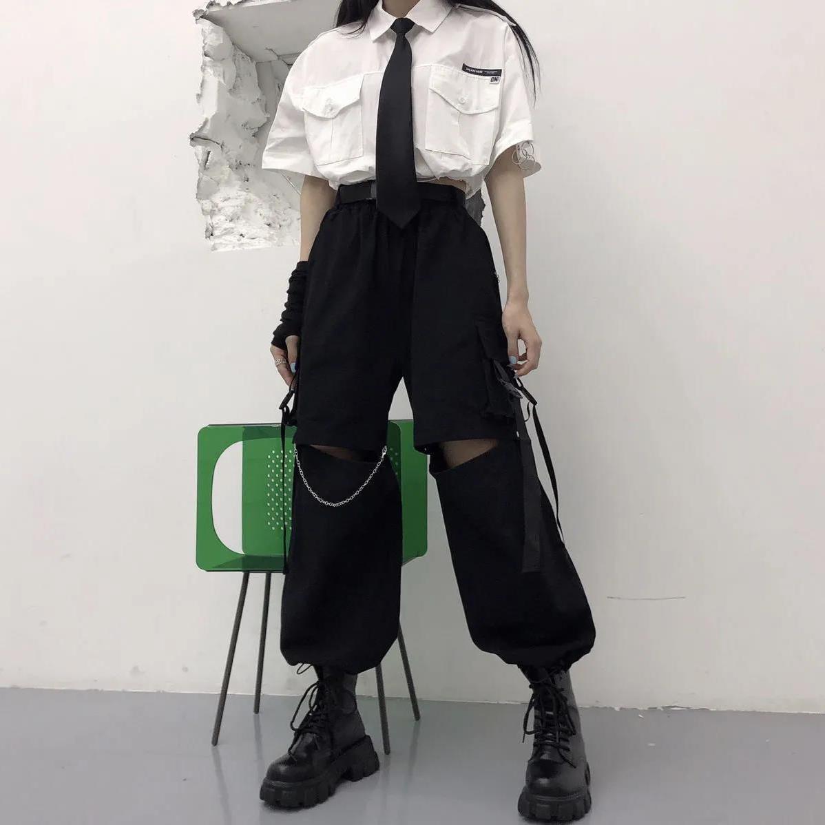 "PRESENCE" WIDE LEG PANTS