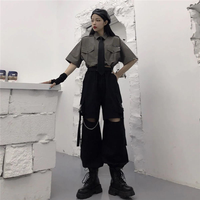 "PRESENCE" WIDE LEG PANTS