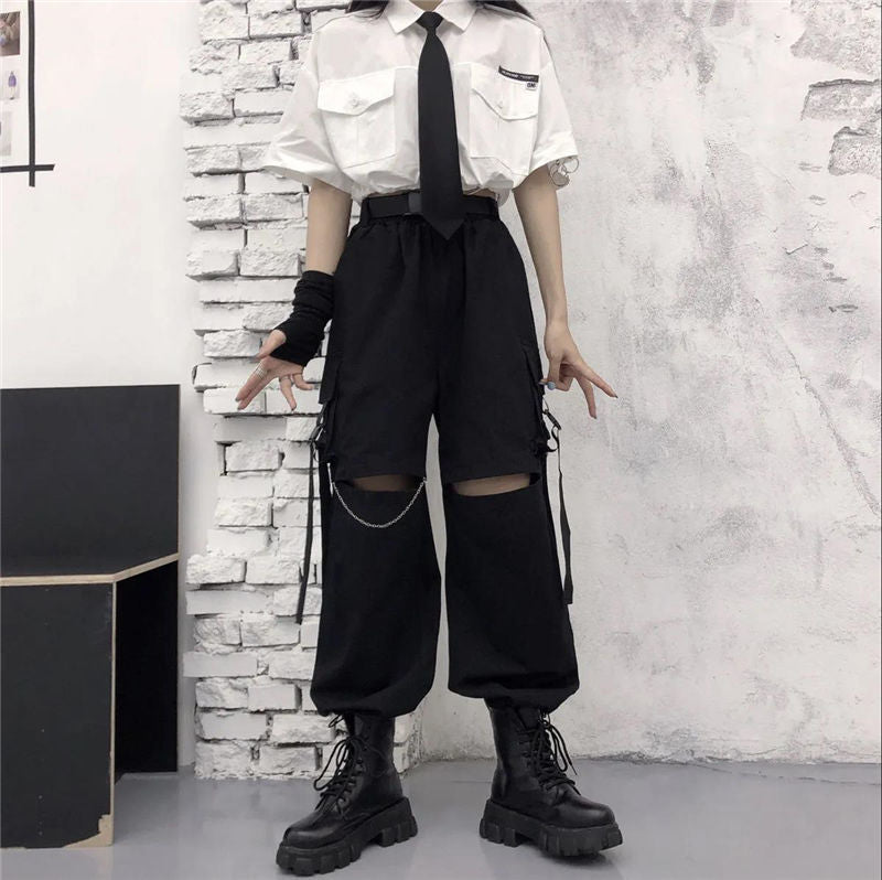 "PRESENCE" WIDE LEG PANTS