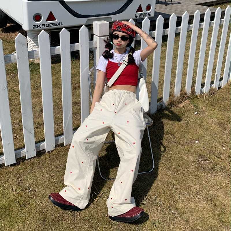 "HEART SPOTTED" TROUSERS