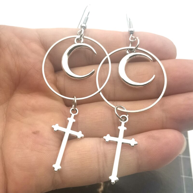 "GOTHIC CROSS" EARRINGS