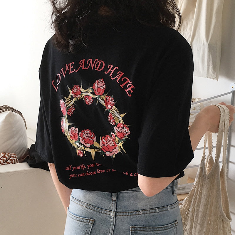 "LOVE AND HATE" T-SHIRT