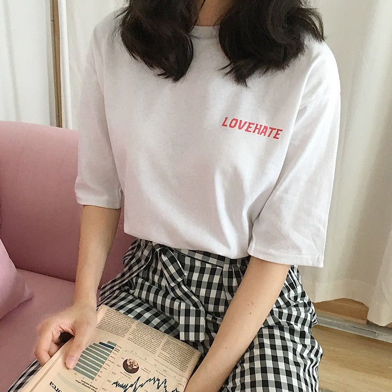 "LOVE AND HATE" T-SHIRT