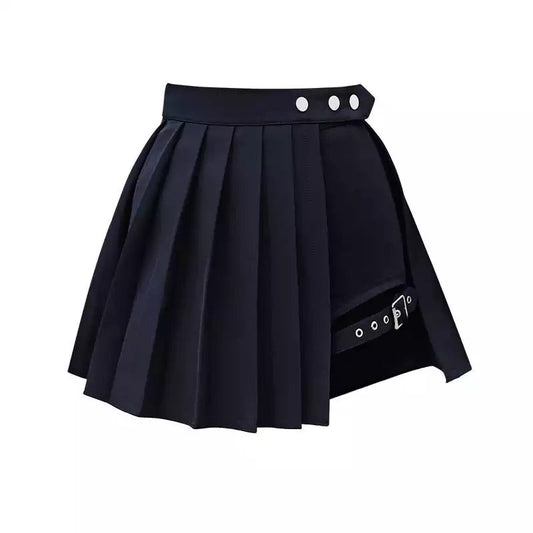 "HOLLOW" PLEATED SKORT