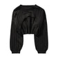 "VINTAGE CHIC" CROPPED SWEATER