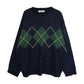 "PREPPY ARGYLE" SWEATER