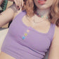 "CANDY" CROP TOP