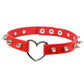 "SPIKEY HEART" CHOKER