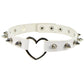 "SPIKEY HEART" CHOKER