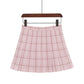 "GRID" PLEATED SKIRT