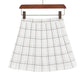 "GRID" PLEATED SKIRT