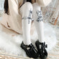 "BUNNY ASSASIN" OVER THE KNEE SOCKS