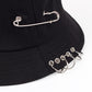 "PIERCED" BUCKET HAT