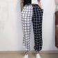 "GRID SPLIT" TROUSERS