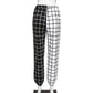 "GRID SPLIT" TROUSERS