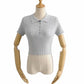 "SLICK" BUTTONED T-SHIRT