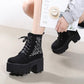 "TEMPEST" SUEDE PLATFORM BOOTS