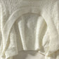 "VINTAGE CHIC" CROPPED SWEATER