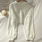 "VINTAGE CHIC" CROPPED SWEATER