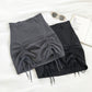"BUCKLE" RUCHED SKIRT