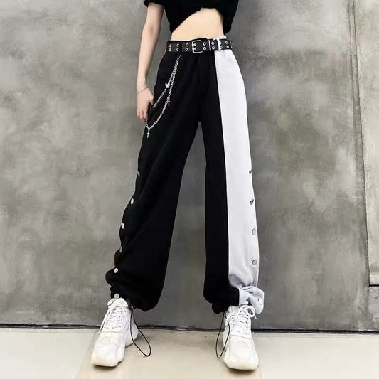 "CONTRAST" TROUSERS