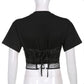 "DARLING" CAGED T-SHIRT
