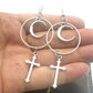 "GOTHIC CROSS" EARRINGS