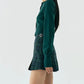 "GOOD GIRL" PLAID BUCKLE SKORT
