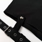 "HOOP CROSS" GARTER SHORTS